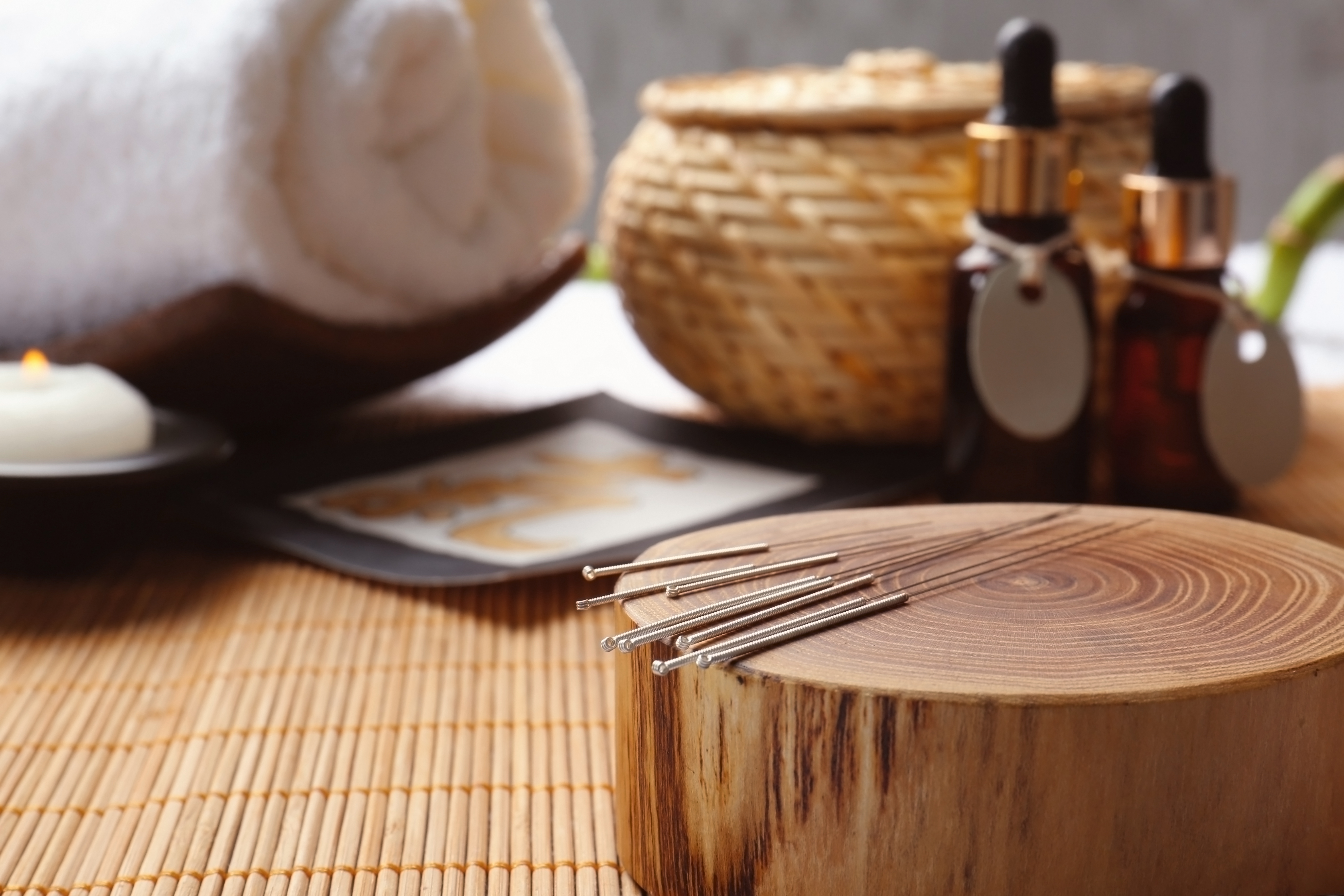 Acupuncture tools arranged for treatment